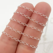 Silver Twisted Cable Chain